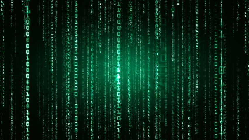 vertical code from The Matrix